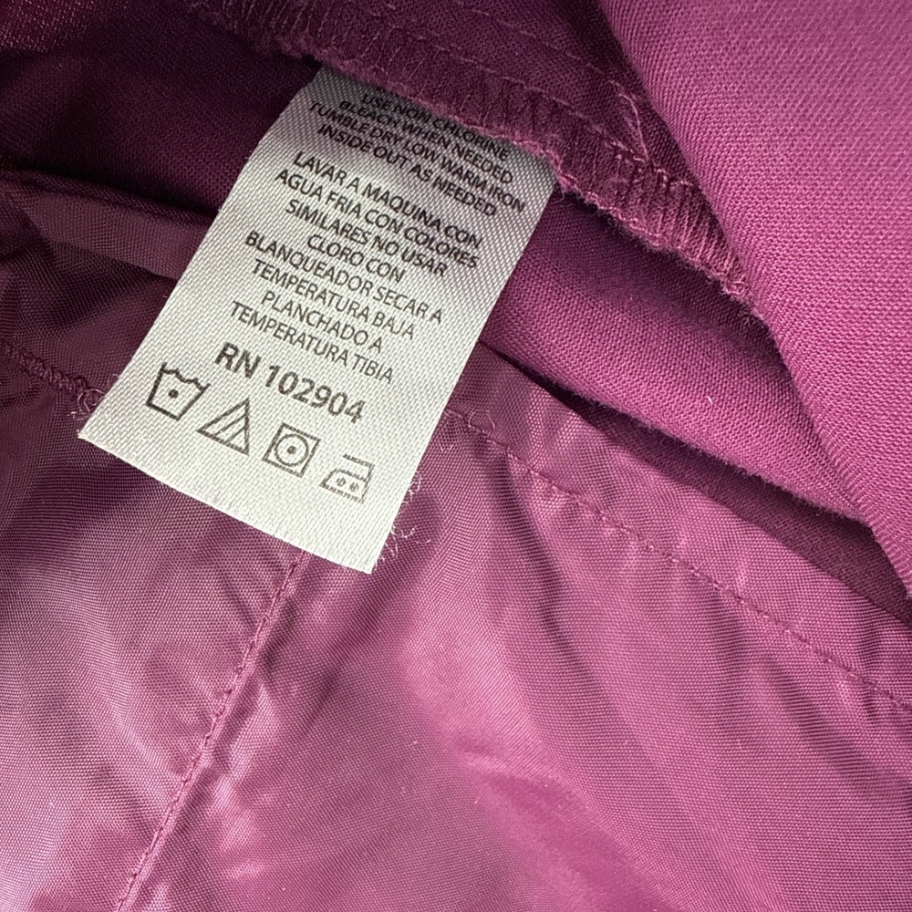 Beyond Scrubs Women's Pants In Egg Plant Purple Size XL RN 102904‎ - Picture 9 of 9